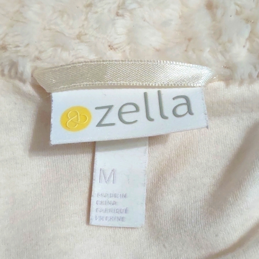 ZELLA Plush Pile Zip Jacket Size Medium - Picture 9 of 9